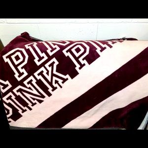 PINK Sherpa blanket